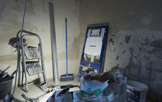 Bild: Sanierung im Badezimmer